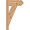 Ekena Millwork Traditional Arts & Crafts Smooth Outlooker, Western Red Cedar, 5 1/2"W x 12"D x 20"H OUT06X12X20TRA03SWR - alternate 2